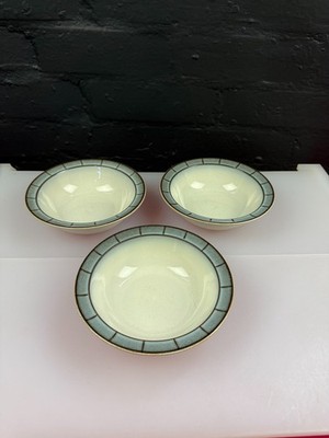 Denby Obst-/Müslischalen mit Saturnrand 16 cm breit 3er Set