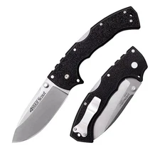 Cold Steel 4-Max Scout / 10" Overall / 4" Blade / 4.8Mm Thick / 6" Black Griv...