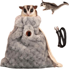 Sugar Glider Bonding Pouch - Soft Sleeping Pouch with Breathable Vent Drawstri