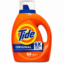 Tide brand new Liquid Laundry Detergent, 64 Loads, 80 oz, 80.00 oz