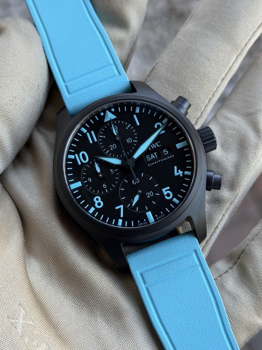 IWC Pilot Chronograph Ceramic George Russell 41mm Watch IW389411