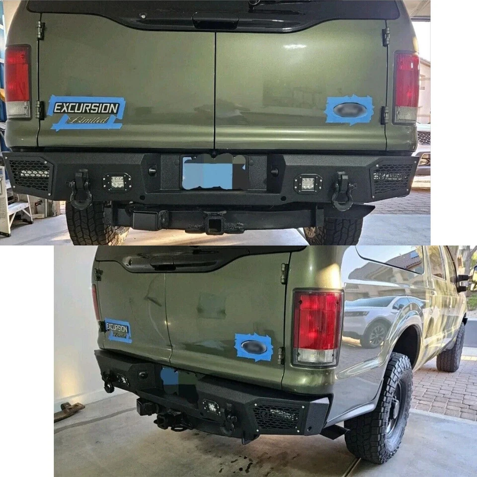 Vijay For 1999-2004 Ford F250-F450&Excursion New Front/Rear Bumper W/Winch Plate Foto 3 de 4