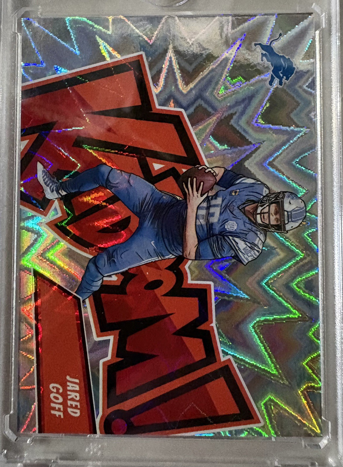 2024 Panini Absolute Jared Goff KABOOM! SSP Lions #3 Case Hit Horizontal