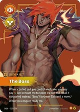 Riftbound Sett - The Boss (Overnumbered) - 310/298 - Showcase - Foil, Near Mint — live eBay listing