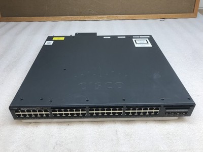 Cisco Catalyst 3650 WS-C3650-48PS-S 48-Port Gigabit Ethernet Switch w/ 1x PSU