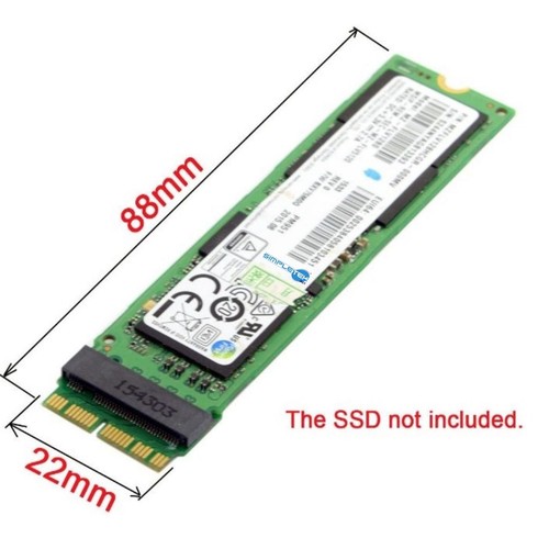 Adapter Converter By M.2 SATA Ngff To Macbook A1465 A1466 A1502 A1398_ - 第 8/8 張圖片
