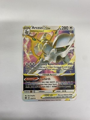 Arceus Vstar Gold Metal Pokmon Card-Collectible Gift DisplayChristmas |  eBay