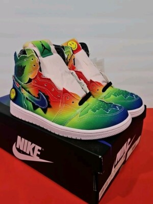 J Balvin × Nike Air Jordan 1 High OG J. Balvin X Jordan 1 Retro OG High 'Colores Y Vibras' - Air