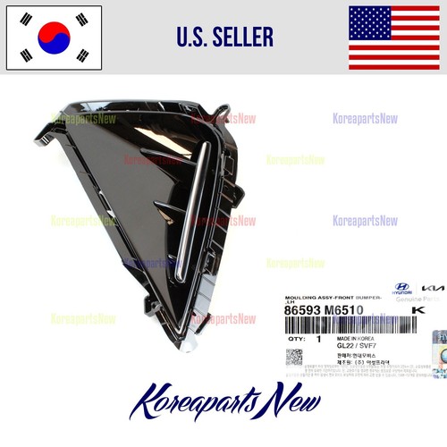 Front Bumper Bezel Cover Right + Left set 2 pcs ⭐GENUINE⭐ Kia Forte GT 2022-2023 - Picture 5 of 8