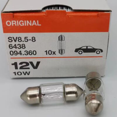 10pcs original osram 6438 C10W 12V10W SV8.5-8 reading lamp overhead light bulb