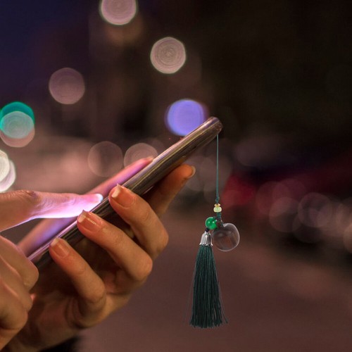 Green Sandalwood Ornaments Fringe Phone Decoration Exquisite Tassel - 第 11/12 張圖片