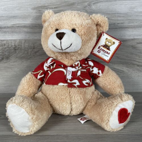 Hilo Hattie Kaimana Teddy Bear 11” Plush Hawaii Stuffed Animal Bear Plush NWT - Picture 1 of 10