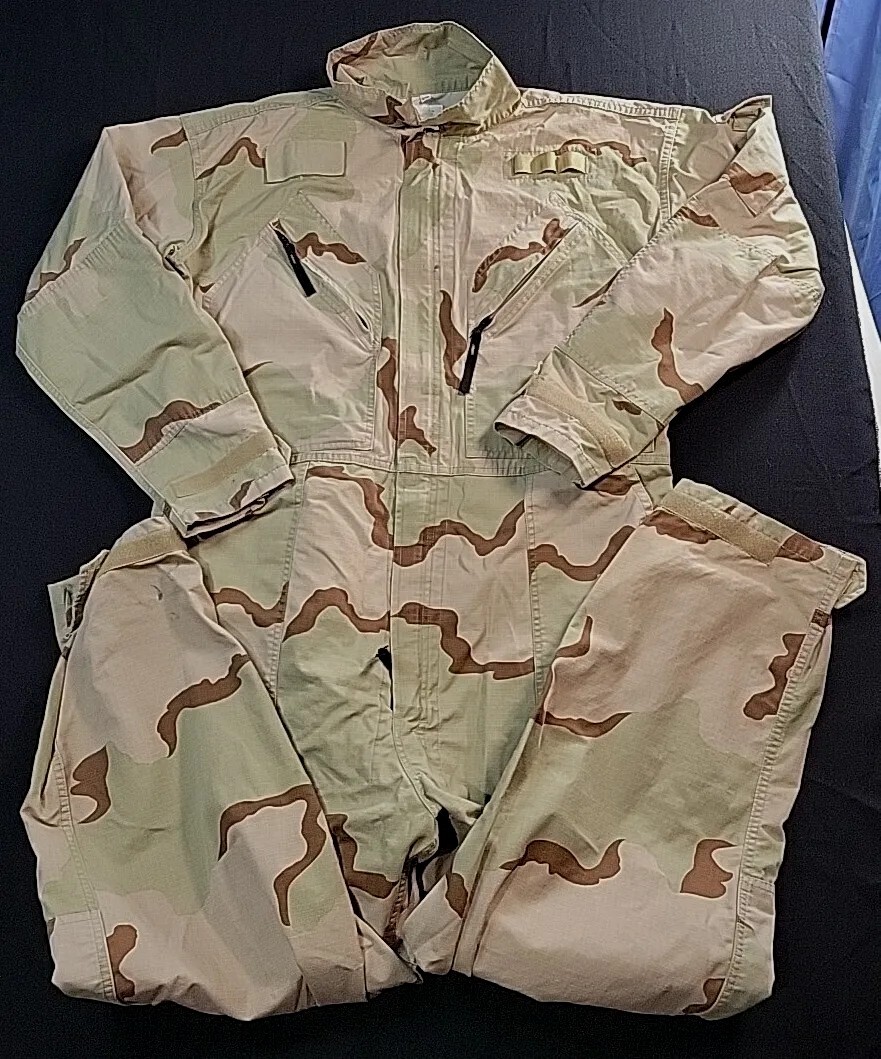 US Army Coveralls Mechanics Desert Camouflage Jumpsui… Gem