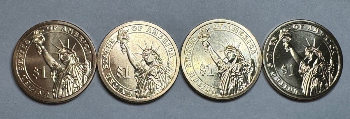 ☆アンティーク☆ アメリカ 2007 4pc 大統領ドル セット ☆ 2007-D 4