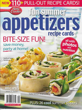 Betty Crocker Most Requested Appetizers Summer 2009 Recipe Cards Tartlets Wraps