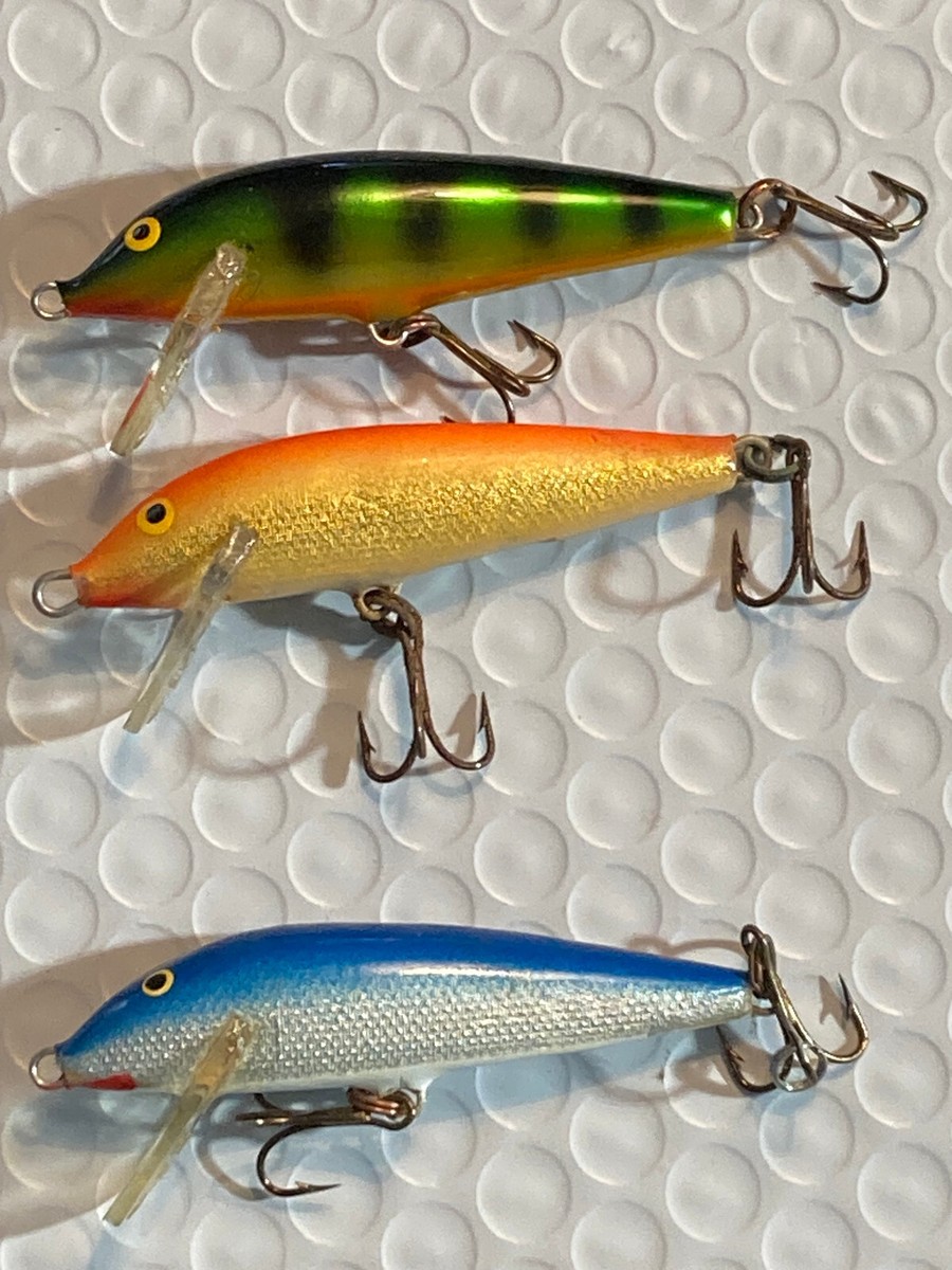 5 Rapala Fishing Lures (3 Model CD-5) (2 Model F-5) | eBay