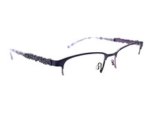 AUTHENTIC bebe BB5177 500 Plum Women Rectangle Eyeglasses 52mm 17 135
