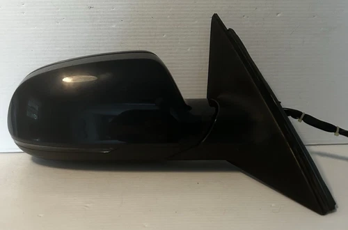 2010 - 2015 2016 Audi A4 Passenger 4DR SDN 6 Wire Blue Signal Mirror OEM 0913
