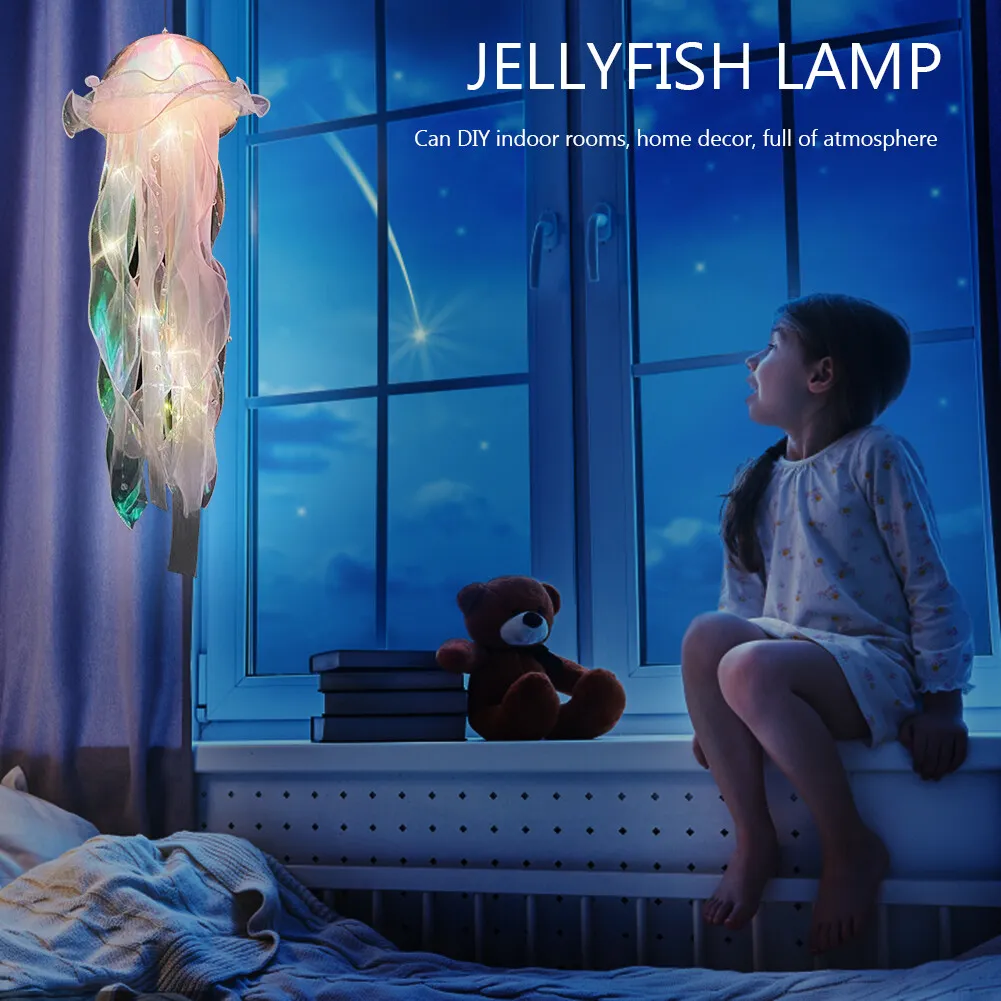 Jellyfish Atmosphere Nightlight Creative Bedroom Light Lamp for