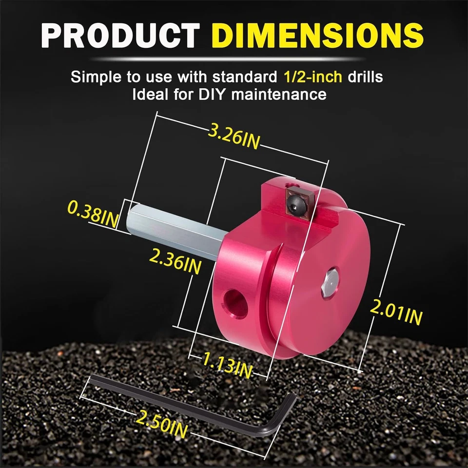 Tool 04525 PPR200 2" Clean Reamer Extreme Plastic Pipe Fitting Reamer PVC CPVC - Image 2 of 4