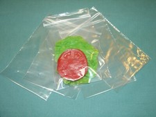 500 5 x 7 VENTED 2 MIL Produce Zip lock Top Seal Clear Poly Bags USDA, FDA