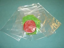 500 5 x 7 VENTED 2 MIL Produce Zip lock Top Seal Clear Poly Bags USDA,  FDA  