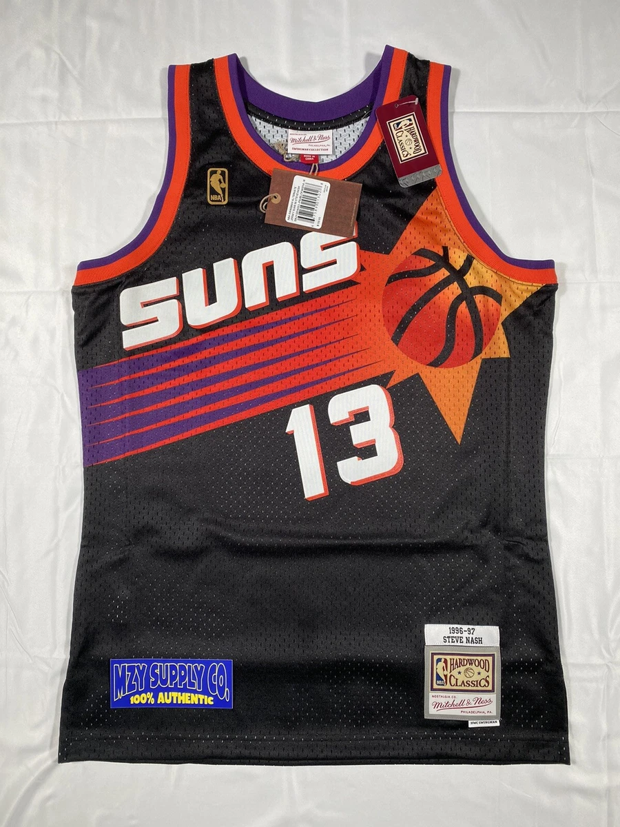 Mitchell & Ness Men's Swingman Jersey Phoenix Suns Alternate 1996-97 Steve Nash - Black - Size - XL