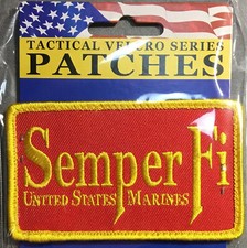 USMC United States Marine Corps Semper Fi Licensed Official Velcro patch
