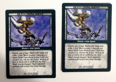 Death From Above (2) Battletech CCG Unlimited Mission