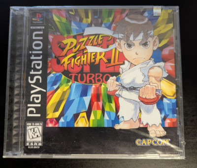 Super Puzzle Fighter II Turbo PS1 Sony PlayStation BRAND NEW Factory Sealed