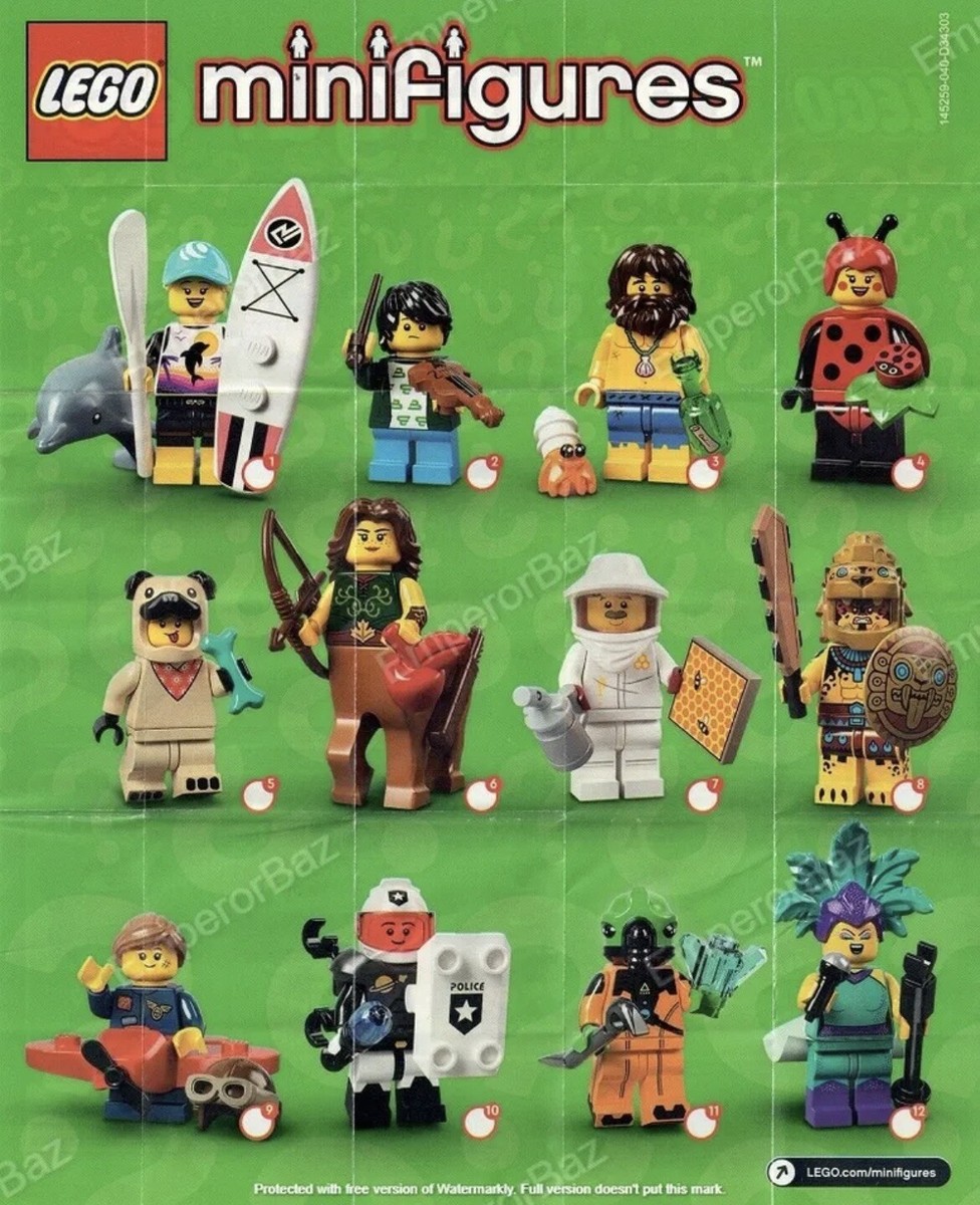 LEGO Minifigures Series 21 complete Full Set X12 NEW sealed packets