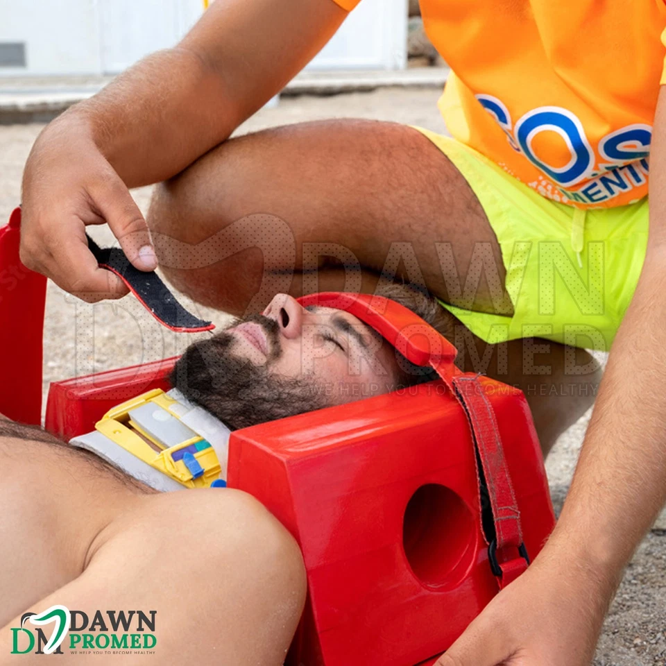 Иммобилайзер головки аварийного позвоночника для спасателя задней панели EMS/EMT - Изображение 3 из 4