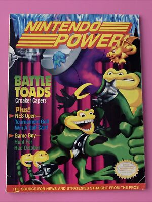 Nintendo Power Magazine Volume #25 (June, 1991) Good Shape w/Poster! Battletoads