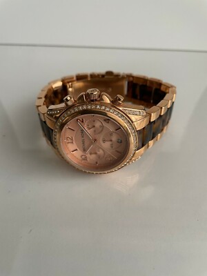 【SALE‼︎】MICHAL KORS腕時計 MICHAEL KORS MK5859 WOMEN'S BLAIR CHRONO DATE ROSE GOLD-TONE