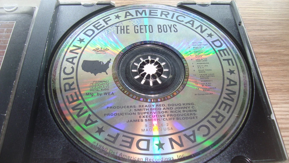 #2 two RARE Ganster Rap CD's THE GETO BOYS 1990 + WE CAN'T BE STOPPED 1991 Foto 4 de 4