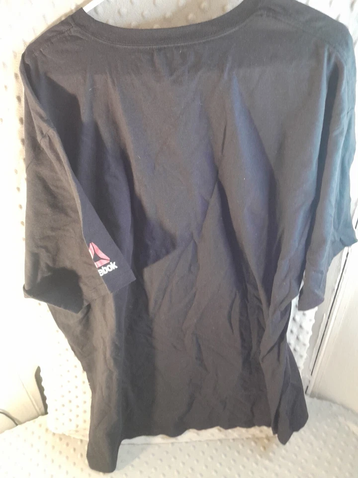 Brock Lesnar Hombre XXL UFC 200 Heavyweight Division Reebok Negro S/S Foto 4 de 4