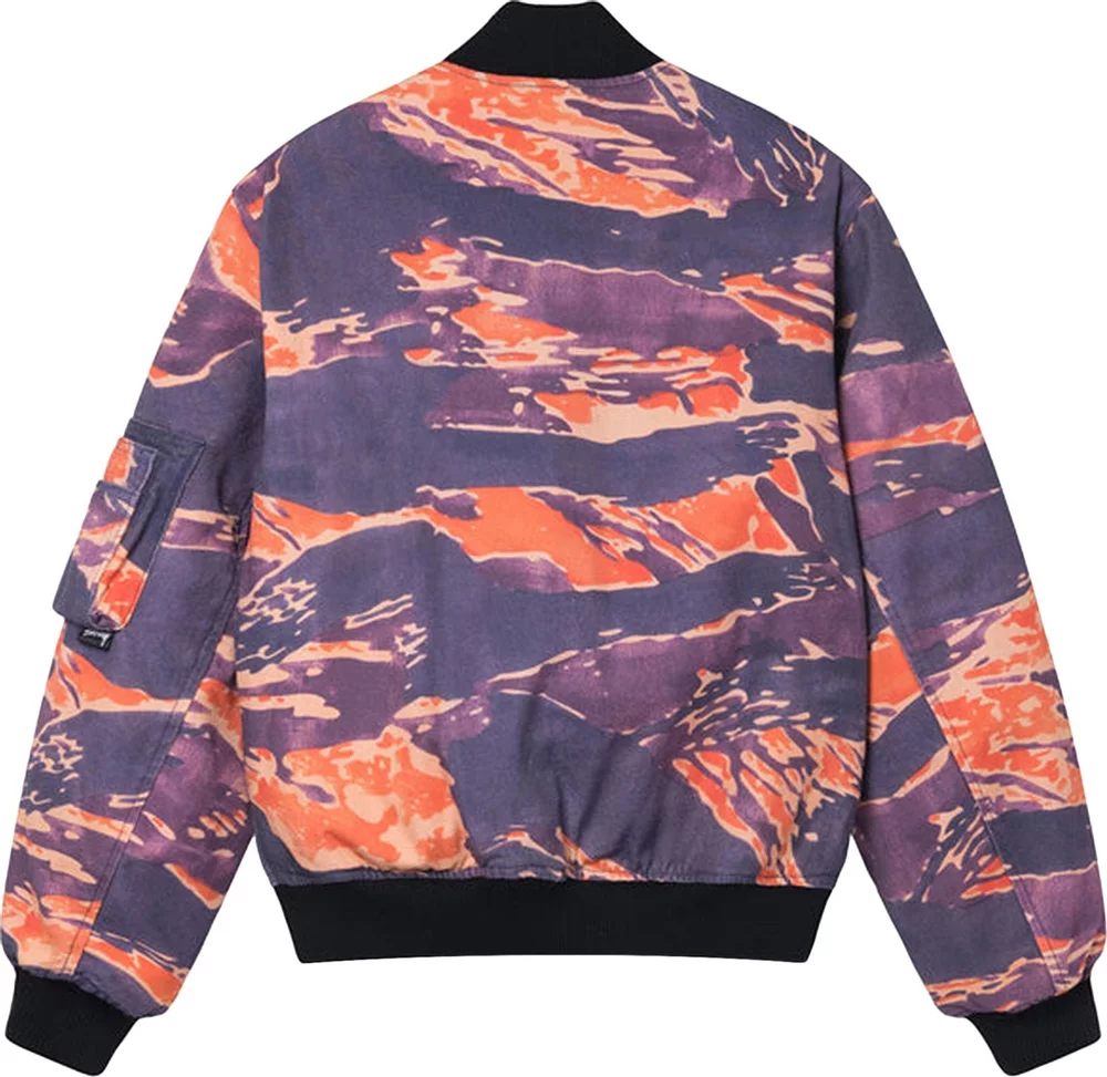 STUSSY - Men Tigris Canvas Bomber Jacket | eBay