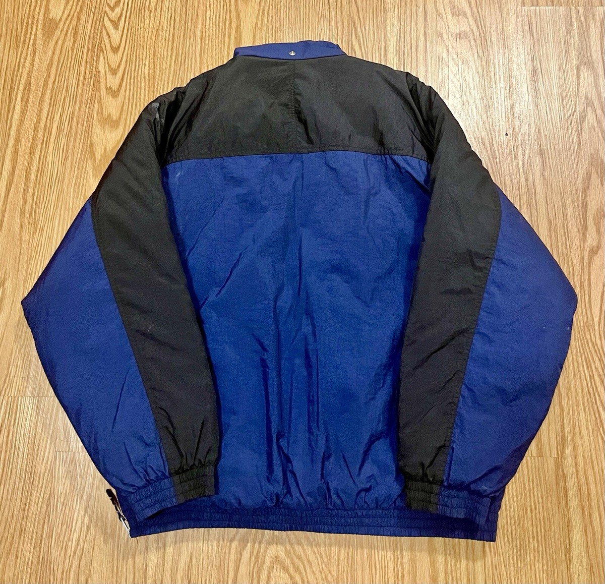 Vintage Nike Quarter Zip Puffer Jacket Navy Blue Black Men's Vintage Nike Quarter Zip Puffer Jacket Navy Blue Black Men's