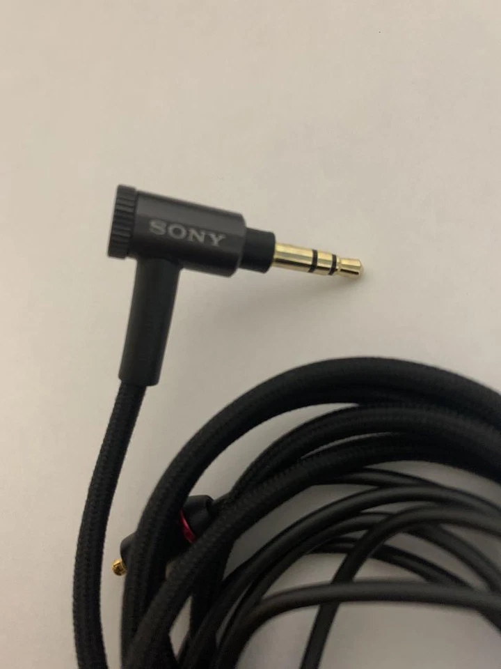 Cable de actualización de auriculares SONY MUC-M12SM2 mini enchufe estéreo de 1,2 m para serie XBA Foto 2 de 3