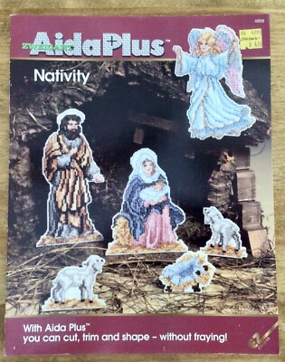 ZWEIGART AIDA PLUS Counted Cross Stitch Christmas Projects, Nativity, #4806