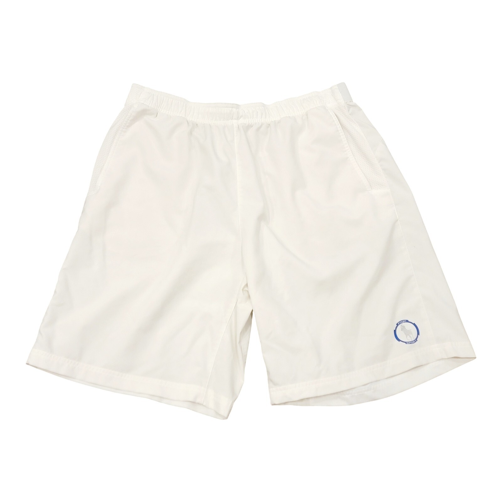 Men's Ralph Lauren Polo Sport Shorts White Sportswear Adult Size 2XL