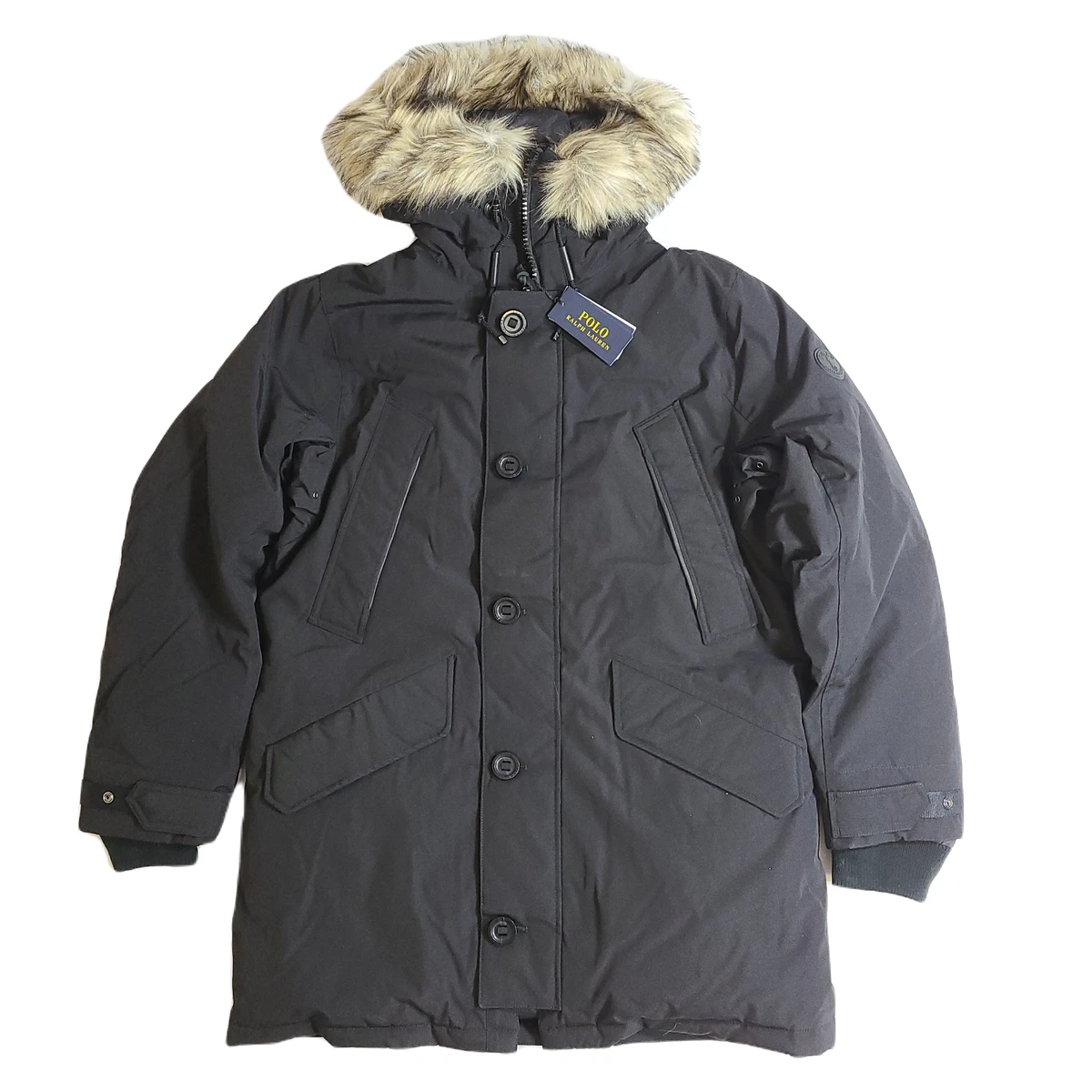 Polo ralph lauren men athletics heavyweight hooded down long jacket coat parka hotsell