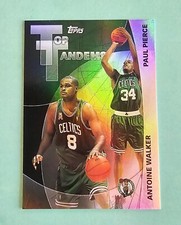 2002-03 Topps PAUL PIERCE / ANTOINE WALKER #TT1 Top Tandems Boston Celtics 