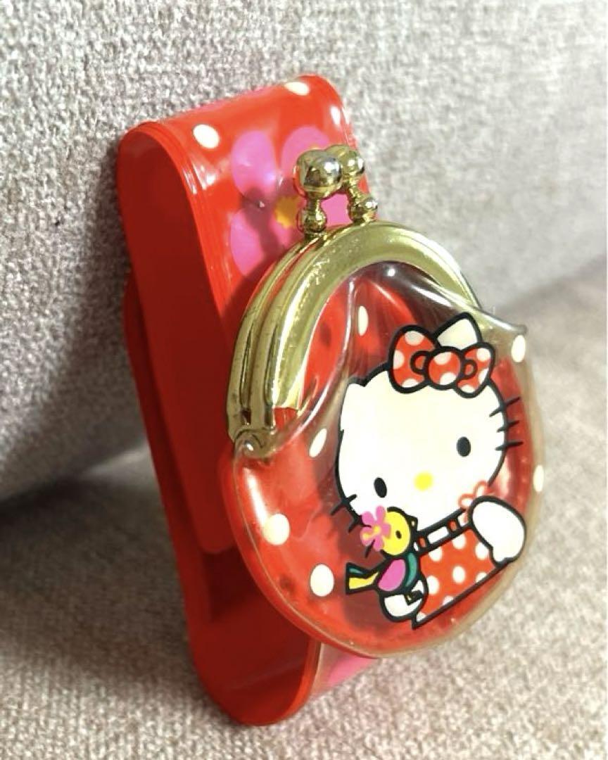 Rare Vintage Sanrio Hello Kitty Vinyl Coin Purse Kisslock Red | eBay