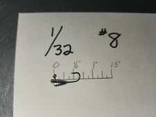 50 1/32oz Shad Dart Jigs Bronze Mustad Hooks  #8  #6  #4  You Choose