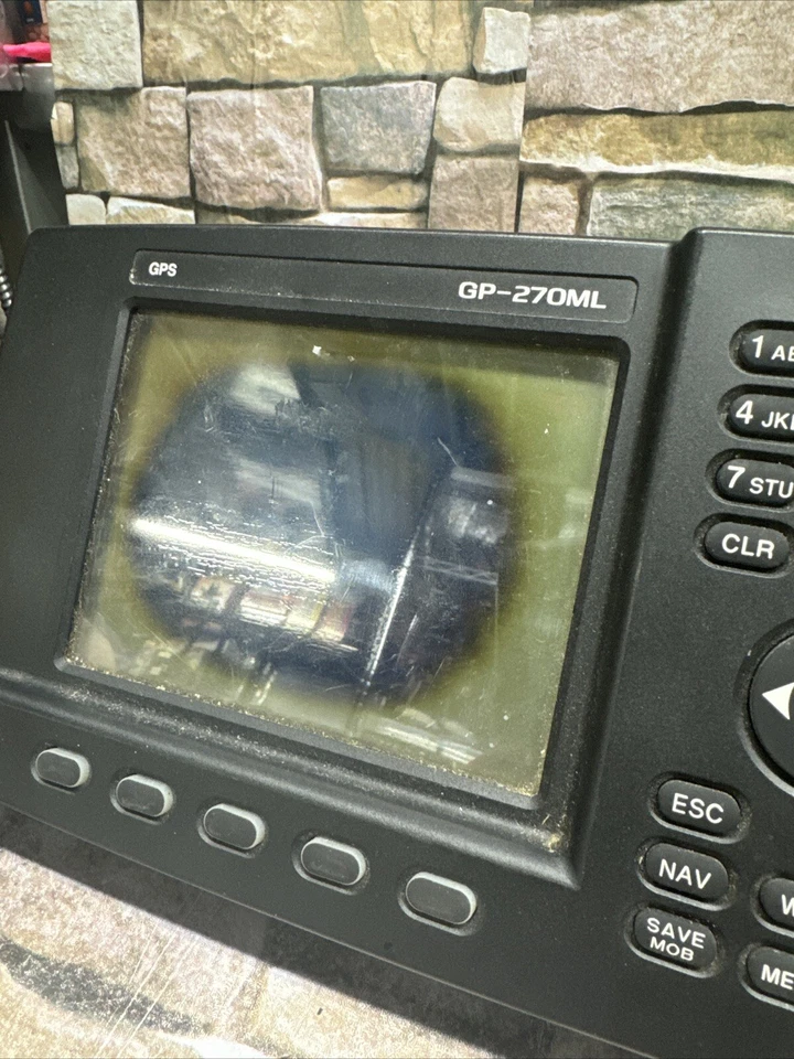 ICOM GP-270ML CHARTPLOTTER  Marine Radar GPS - FOR PARTS  - Image 4 of 4
