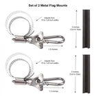 Boat and Marine Grommet Flag Clip Mounts