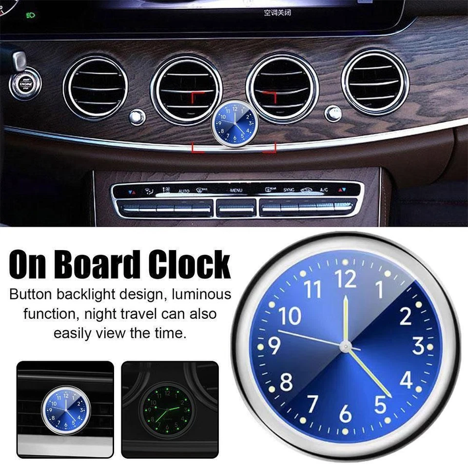 Pocket Small Mini Luminous Quartz Analog Watch Stick For Car Clock-- Boat X2F4 - Image 4 of 4