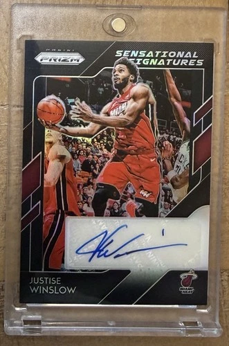 2018 Panini Prizm Justise Winslow Sensational Signatures Black Prizm Auto 1/1 💎