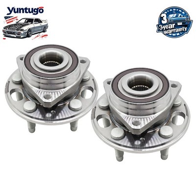 2x Front  Wheel Bearing and Hubs for Chevy Malibu Equinox Impala GMC Terrain